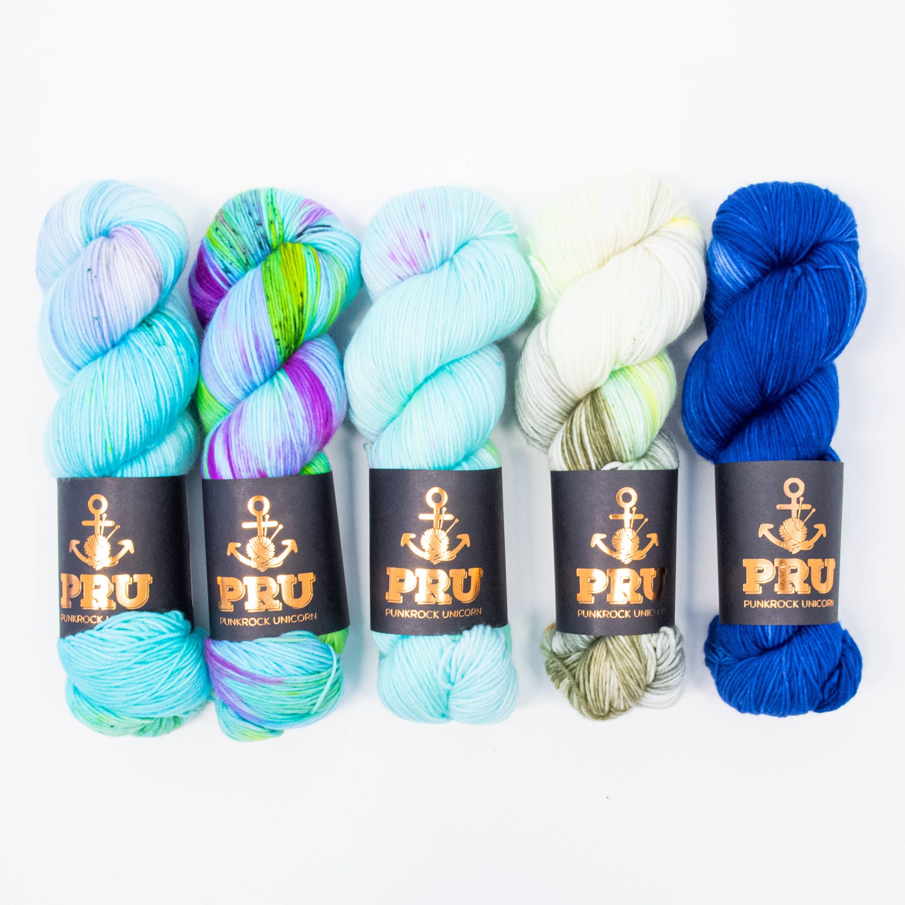 Punk Rock Unicorn BRIGHT BALI Merino wool Nylon Fingering Quick Kits