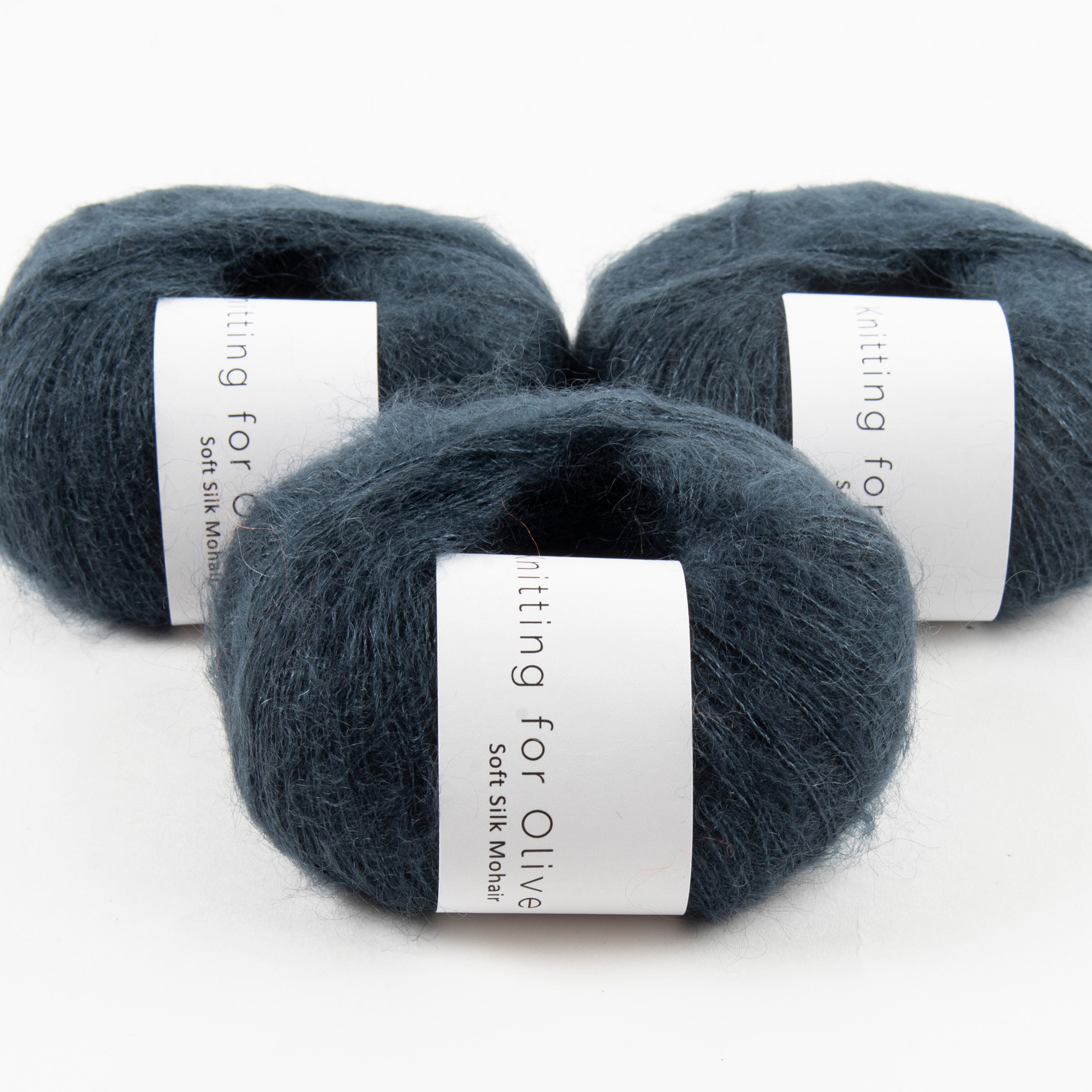 Knitting for Olive Soft Silk Mohair - Petroleum Green