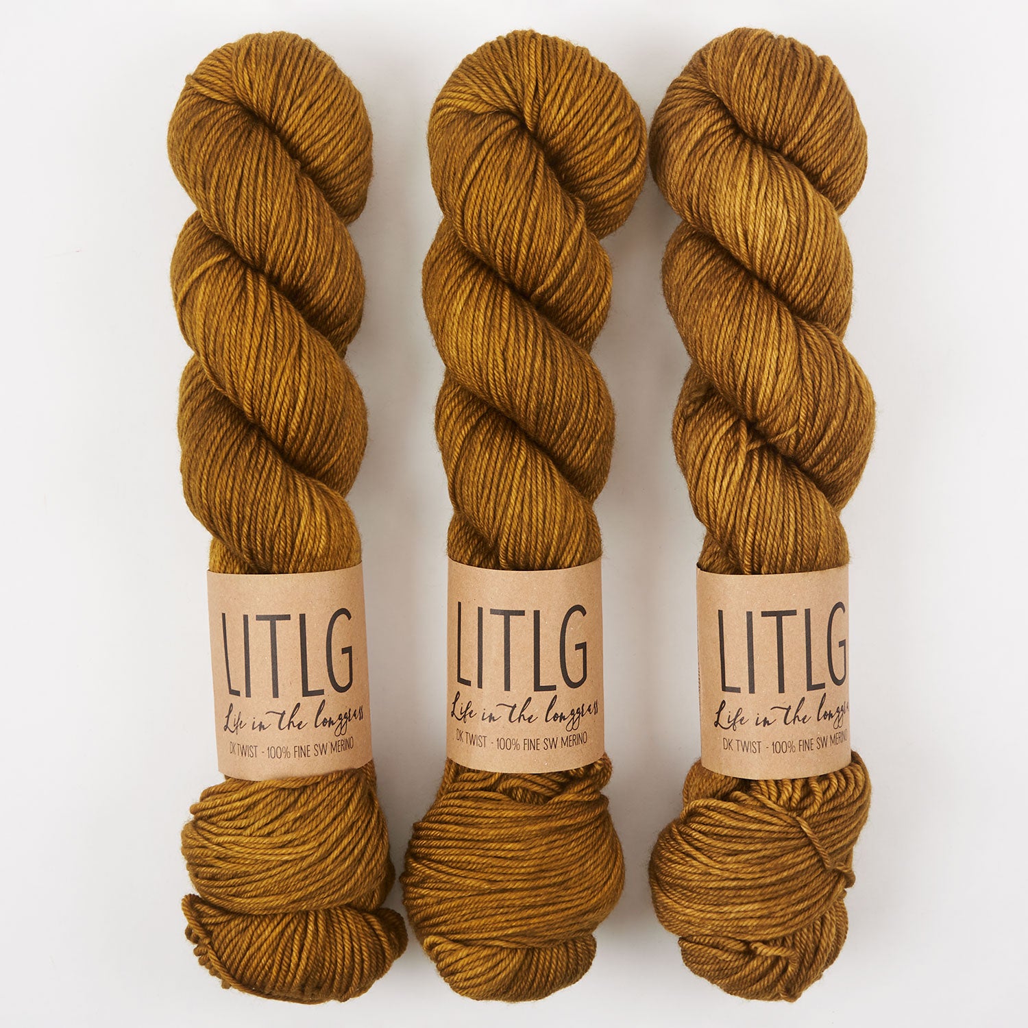 Life in The Long Grass LITLG DK TWIST - REIMSE Merino wool DK green Yarn