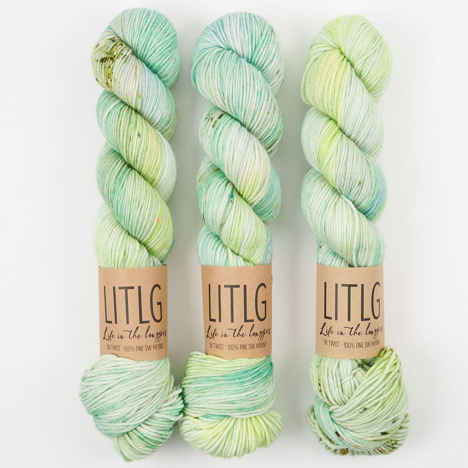 Life in The Long Grass LITLG DK TWIST - SUCCULENT Merino wool DK green Yarn