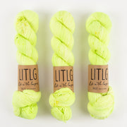 Life in The Long Grass LITLG SINGLES - PARTICLE Merino wool Fingering neon Yarn