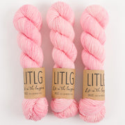 Life in The Long Grass LITLG SINGLES - SODA Merino wool Fingering pink Yarn