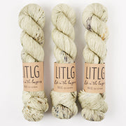 Life in The Long Grass LITLG SINGLES - BEACHGRASS Merino wool Fingering green Yarn