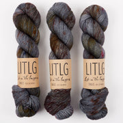 Life in The Long Grass LITLG SINGLES - CORRODE Merino wool Fingering grey Yarn