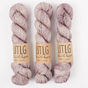 Life in The Long Grass LITLG SINGLES - CRUSH Merino wool Fingering purple Yarn
