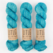 Life in The Long Grass LITLG SINGLES - NEPTUNE Merino wool Fingering blue Yarn