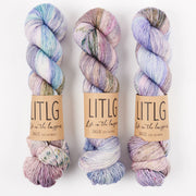 Life in The Long Grass LITLG SINGLES - REFLECT Merino wool Fingering multicolor purple multicolour Yarn