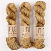 Life in The Long Grass LITLG SINGLES - SEEDHEAD Merino wool Fingering brown Yarn