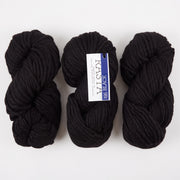 Malabrigo RASTA - BLACK Merino wool Chunky black Yarn