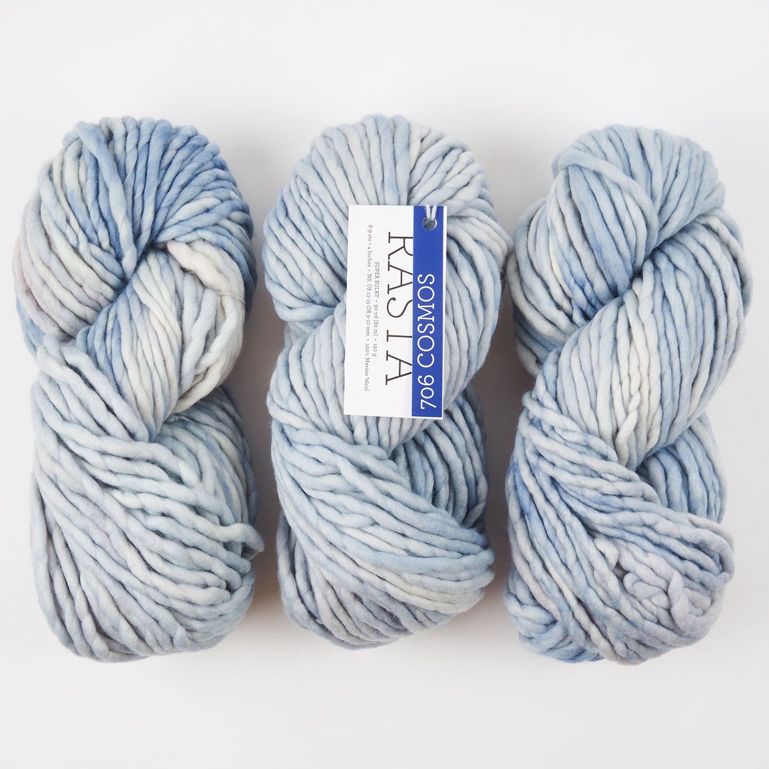 Malabrigo RASTA - COSMOS Merino wool Chunky blue Yarn