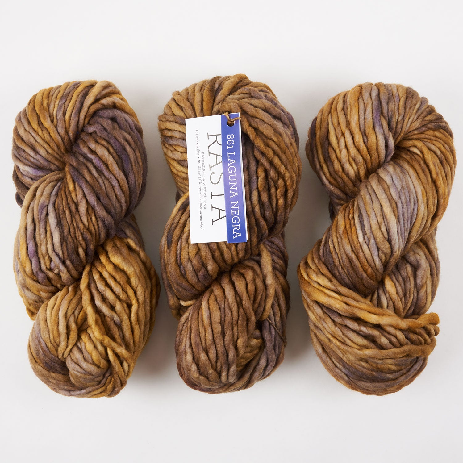 Malabrigo RASTA - LAGUNA NEGRA Merino wool Chunky beige Yarn