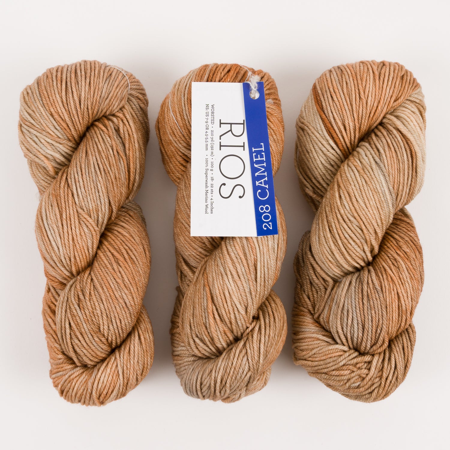 Malabrigo RIOS - CAMEL Merino wool Worsted beige Yarn