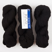 Malabrigo RIOS - BLACK Merino wool Worsted black Yarn