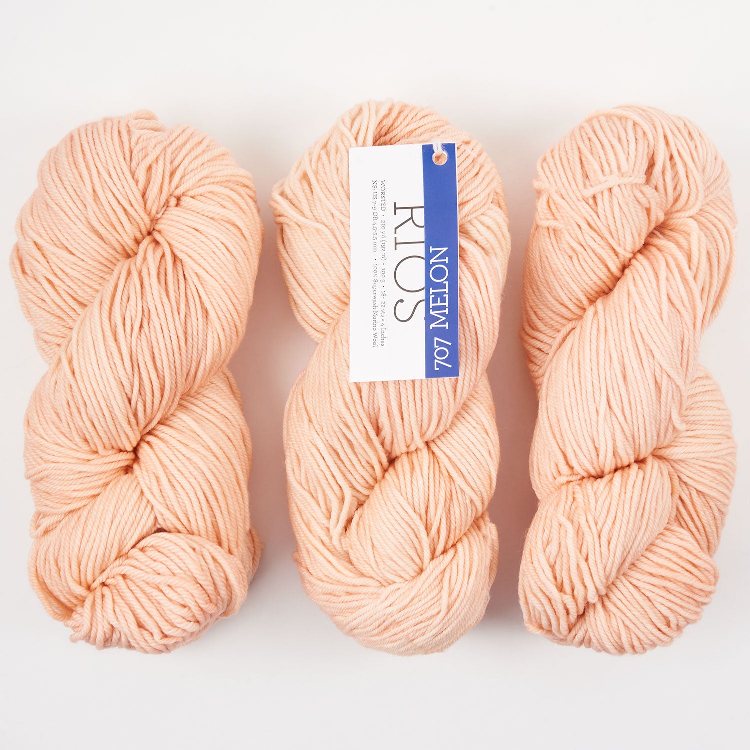 Malabrigo RIOS - MELON Merino wool Worsted peach Yarn