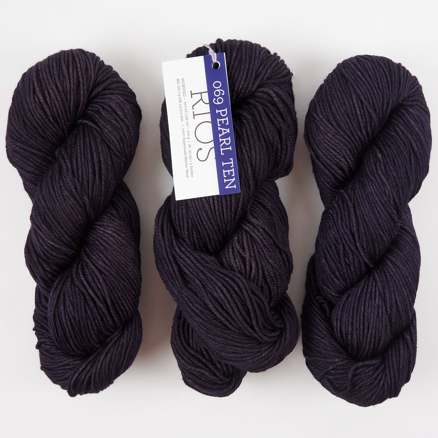 Malabrigo RIOS - PEARL TEN Merino wool Worsted purple Yarn