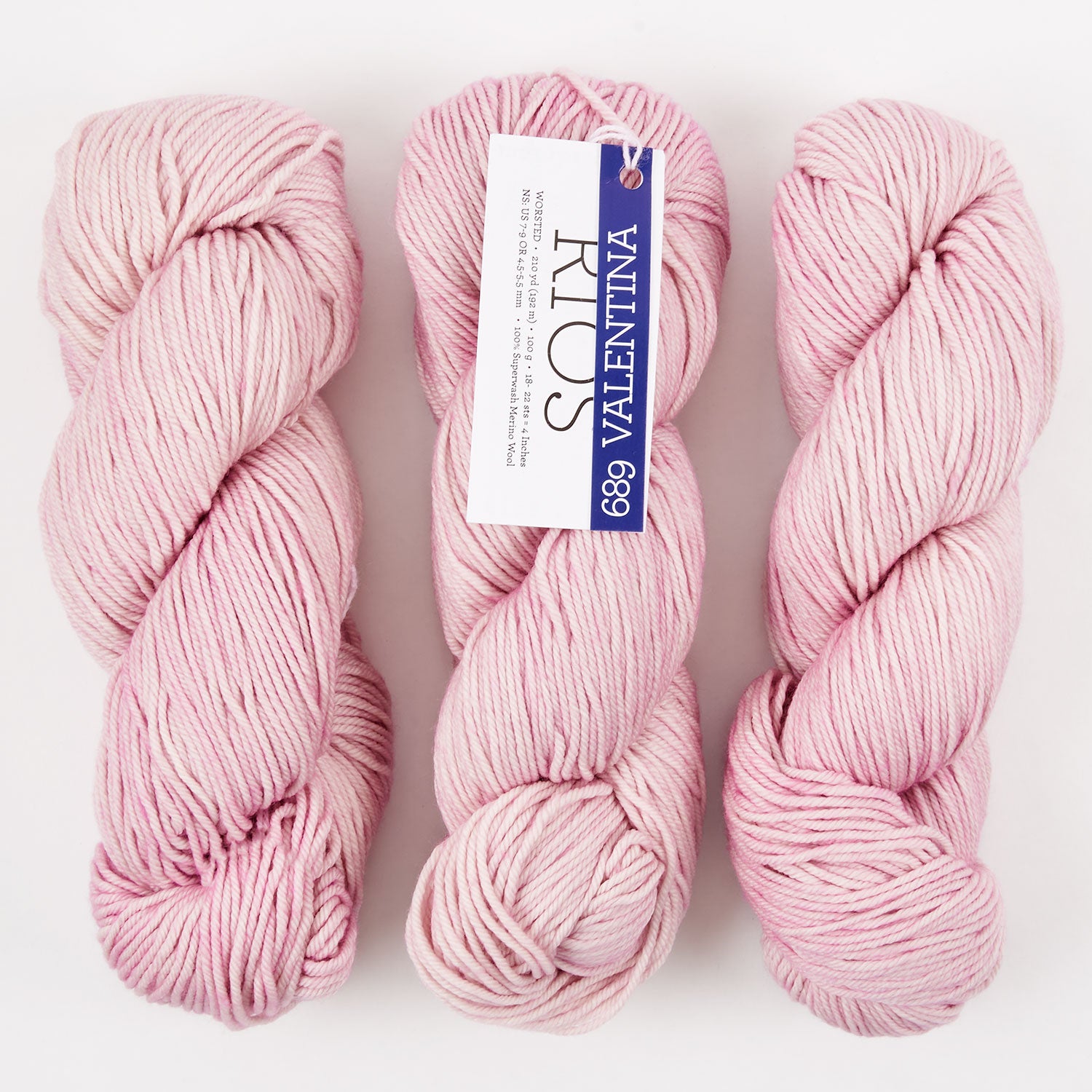 Malabrigo RIOS - VALENTINA Merino wool Worsted pink Yarn