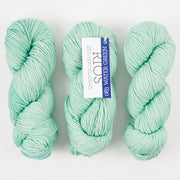 Malabrigo RIOS - WATER GREEN Merino wool Worsted blue Yarn