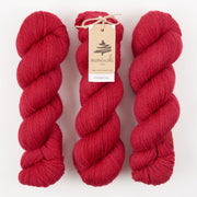 Mominoki Yarn FINNWOOL - ASAMI RED Wool Fingering red Yarn