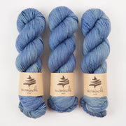 Mominoki Yarn SOCK FINE 4PLY - RIVER NILE Polyamide Merino wool Fingering blue Yarn