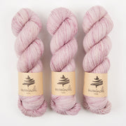 Mominoki Yarn SOCK FINE 4PLY - STRAWBERRY CREAM Polyamide Merino wool Fingering pink Yarn