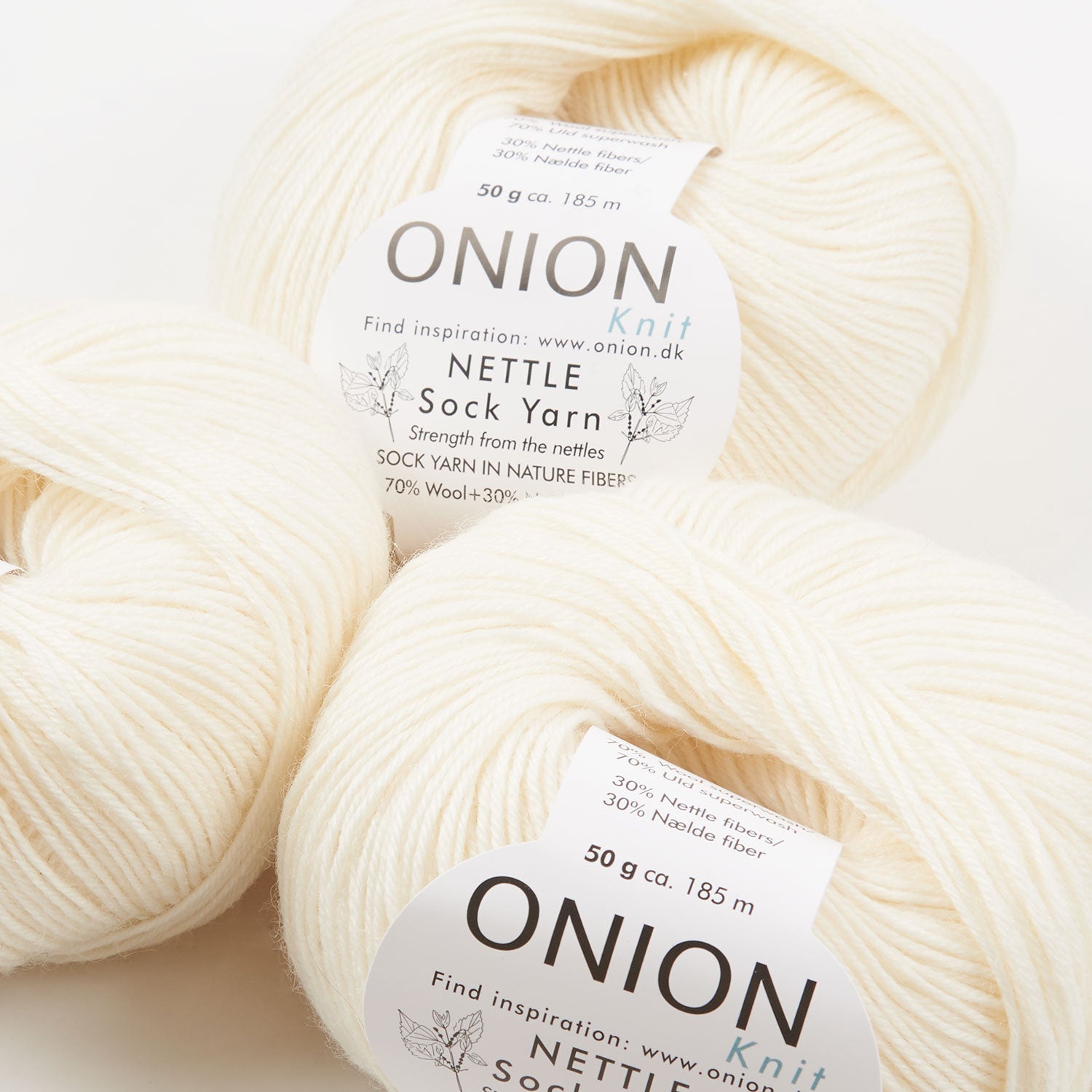 Nettle Sock - V1001 Råhvid