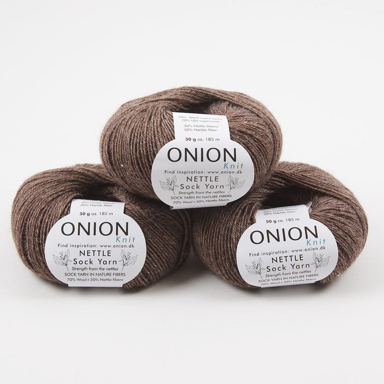 NETTLE SOCK - V1003 BRUN