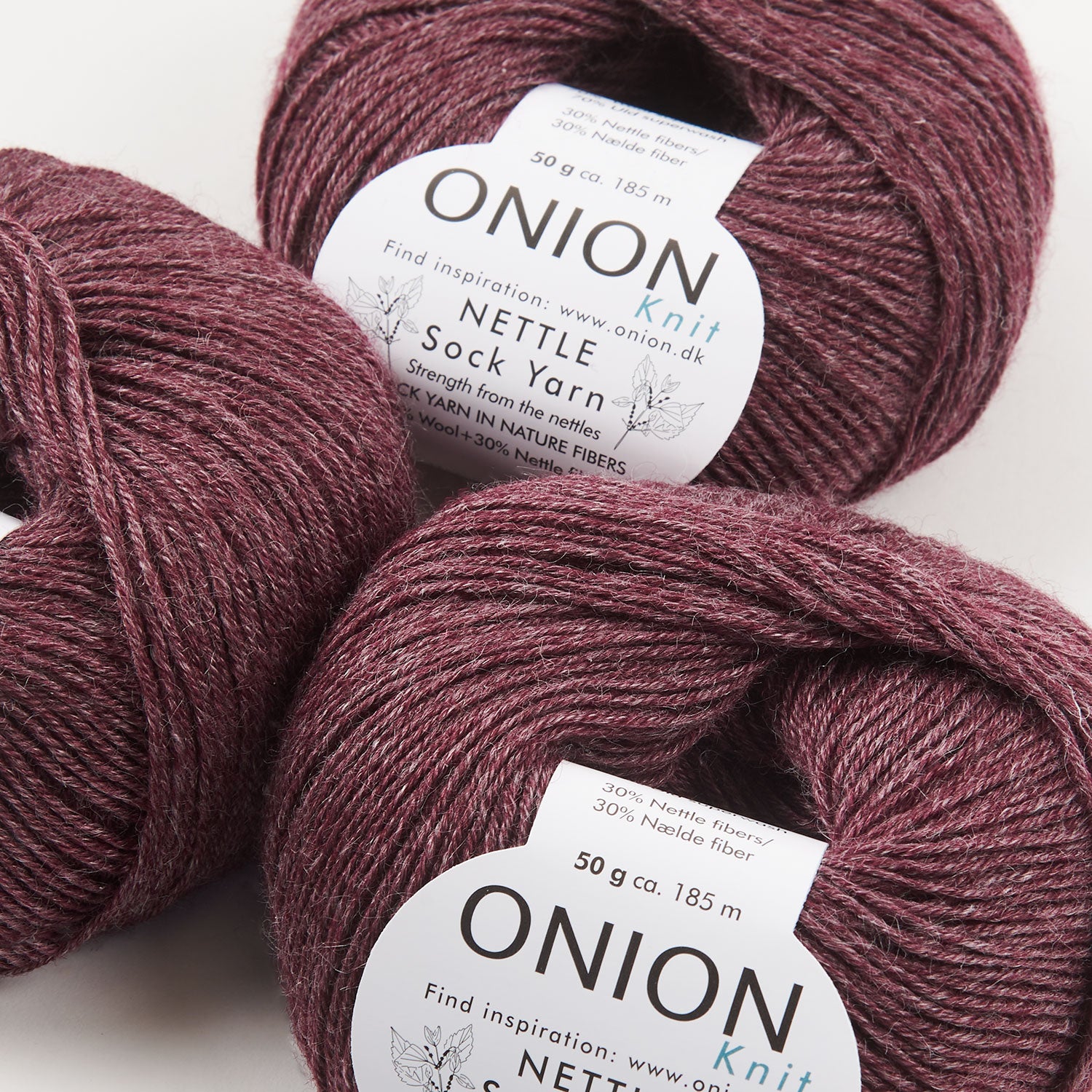 Nettle Sock - V1023 Blomme