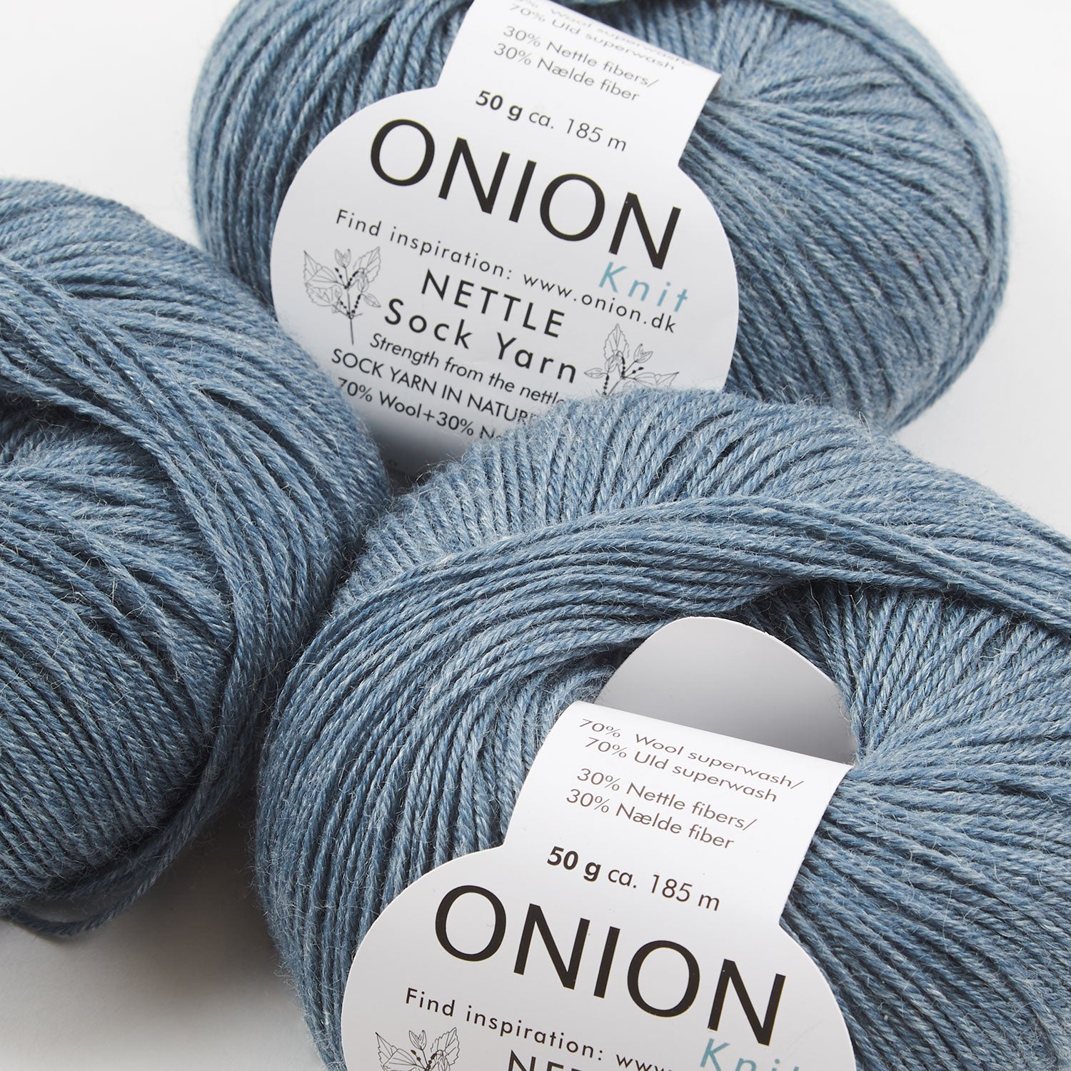 Nettle Sock - V1024 Støvet Blå