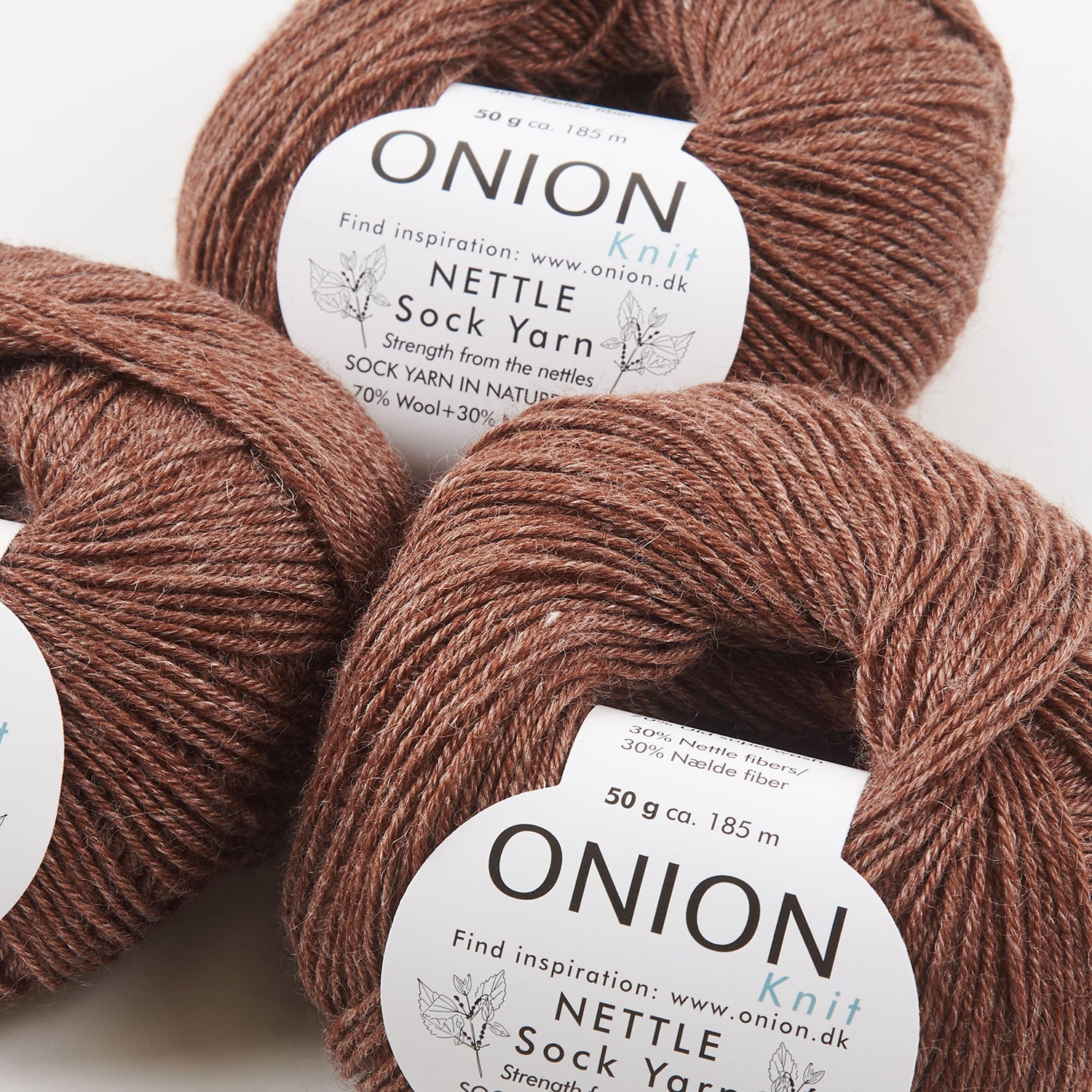 Nettle Sock - V1033 Gylden Brun
