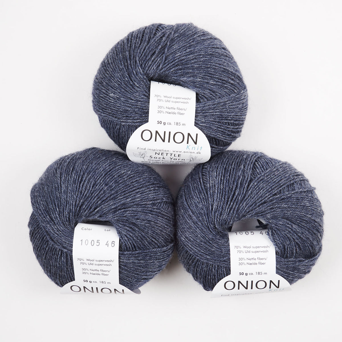 NETTLE SOCK - V1005 BLÅ JEANS