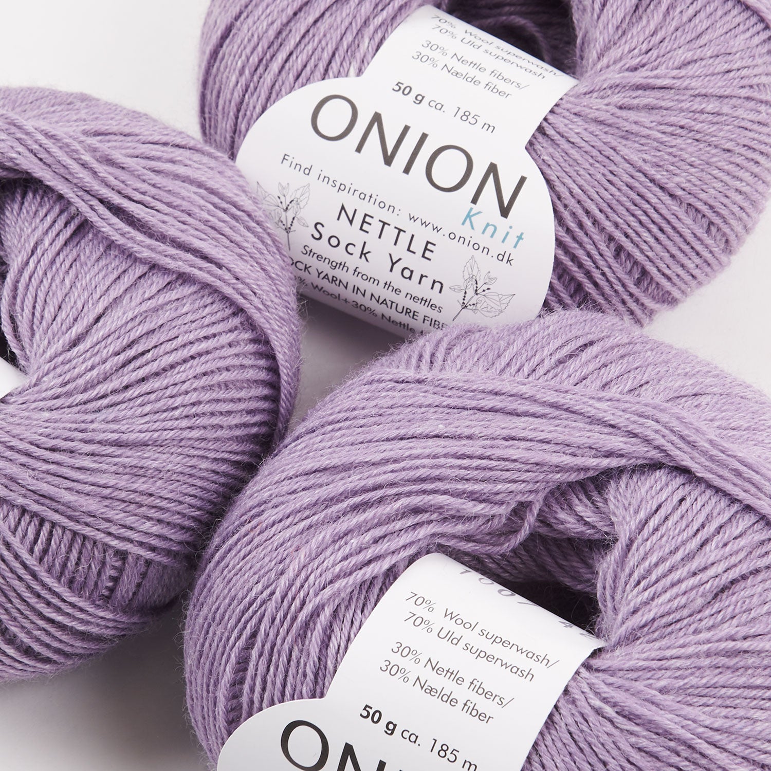 Nettle Sock - V1007 Lys Lilla