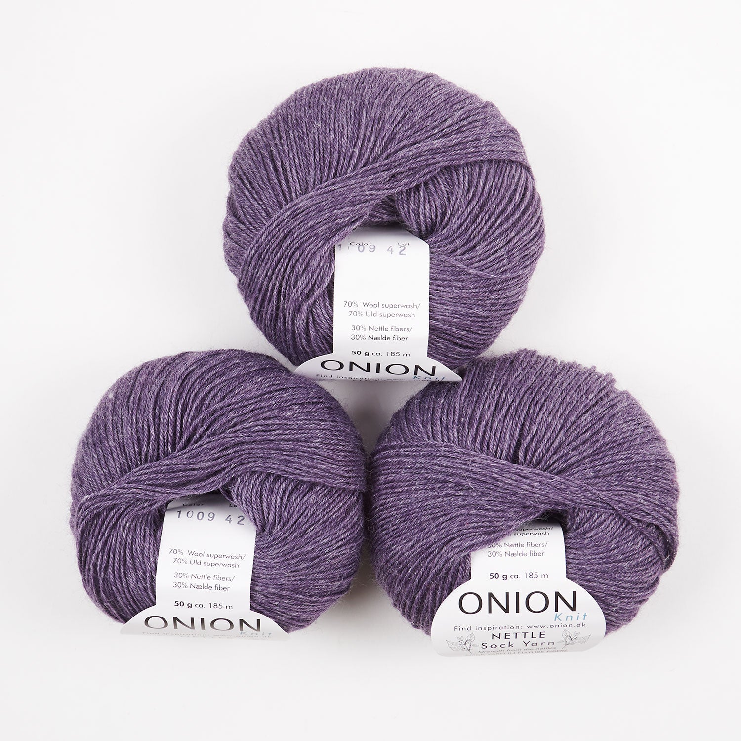 NETTLE SOCK - V1009 MØRK LILA