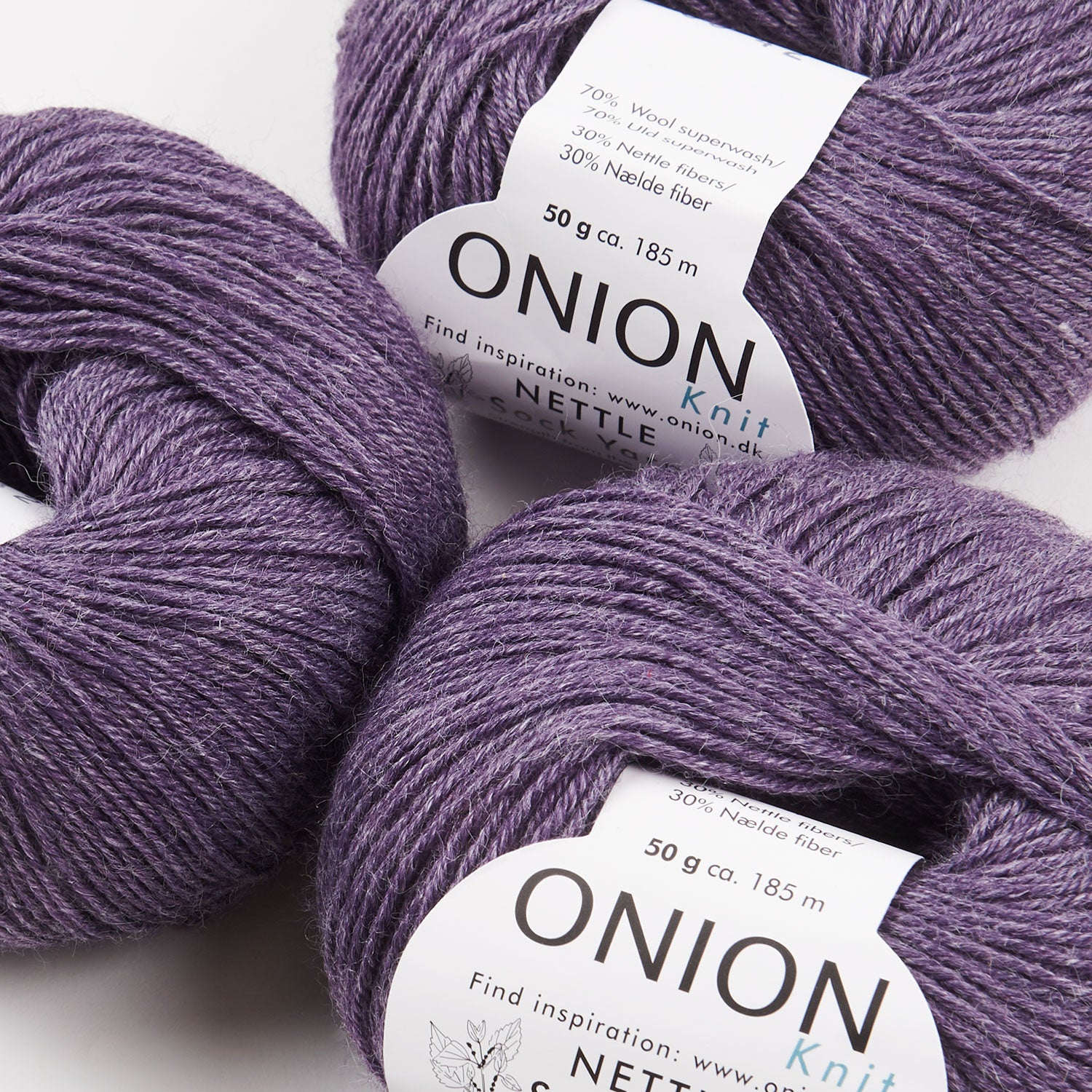 Nettle Sock - V1009 Mørk Lila