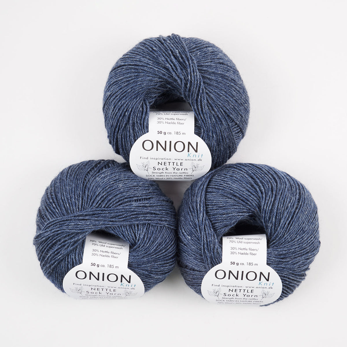 NETTLE SOCK - V1010 MØRK BLÅ