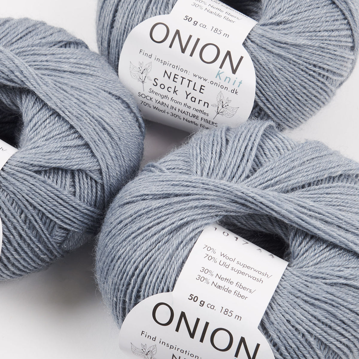 NETTLE SOCK - V1017 GRÅ