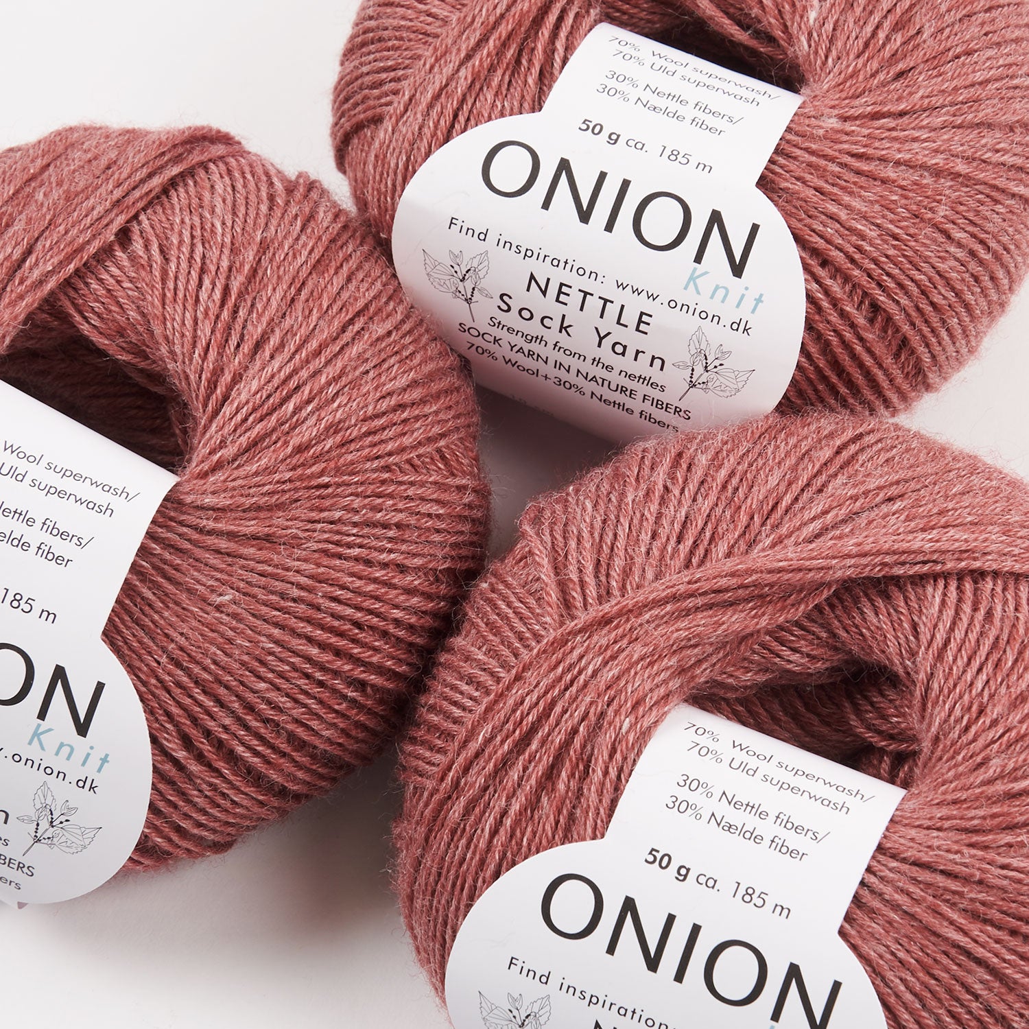 Nettle Sock - V1022 Marsala