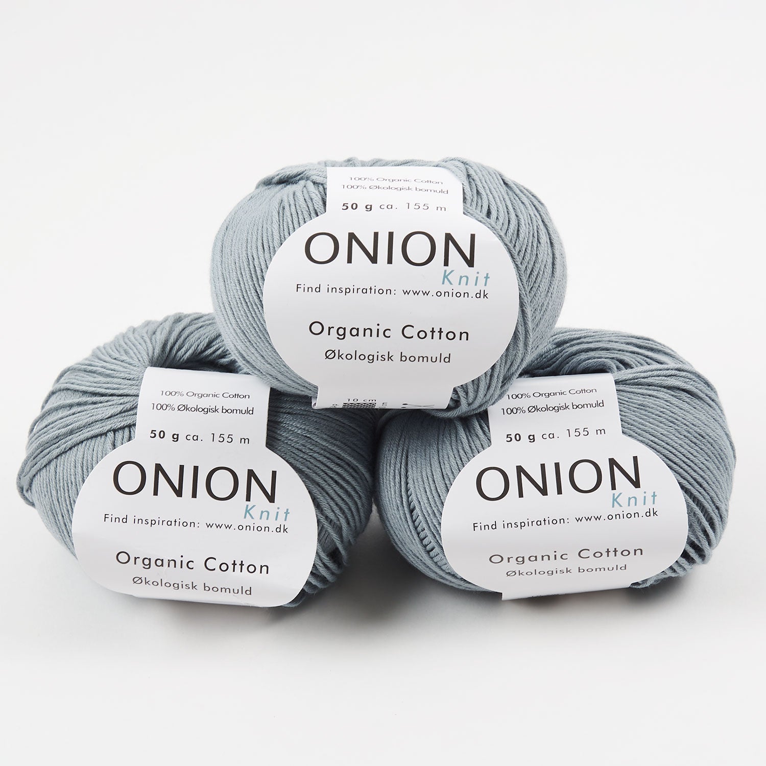 ONION ORGANIC COTTON - V103 GRÅ Cotton Sport grey Yarn