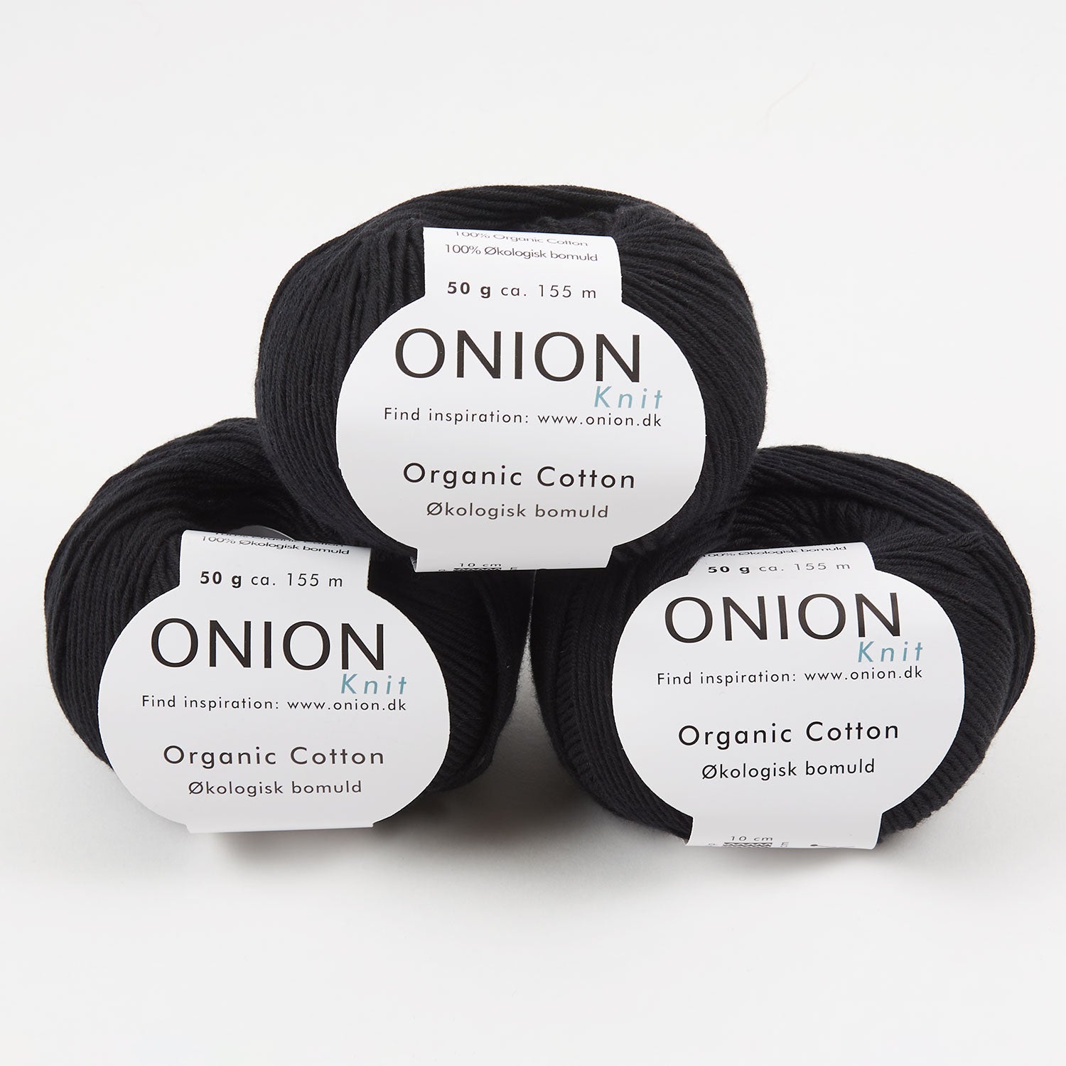ONION ORGANIC COTTON - V104 SORT Cotton Sport black Yarn