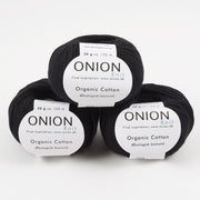 ONION ORGANIC COTTON - V104 SORT Cotton Sport black Yarn