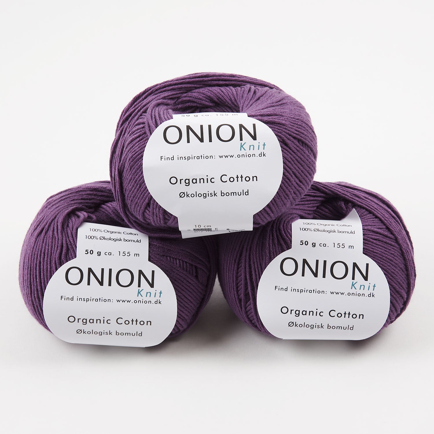 ONION ORGANIC COTTON - V108 LILLA Cotton Sport purple Yarn