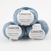 ONION ORGANIC COTTON - V110 LYS DOUCE BLÅ Cotton Sport blue Yarn