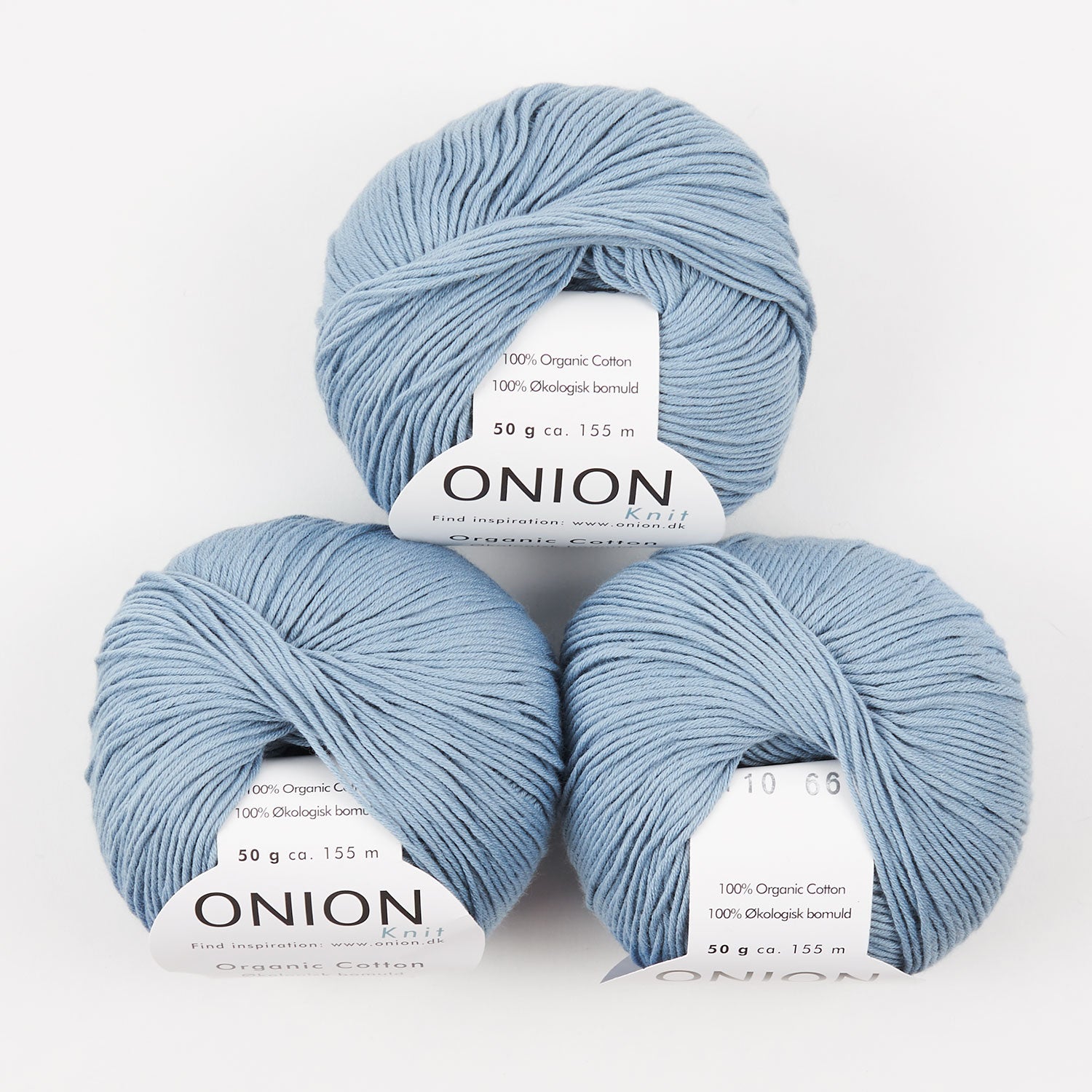 ORGANIC COTTON - V110 LYS DOUCE BLÅ