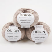 ONION ORGANIC COTTON - V112 SAND Cotton Sport beige Yarn