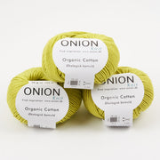 ONION ORGANIC COTTON - V114 LIME GREEN Cotton Sport green Yarn