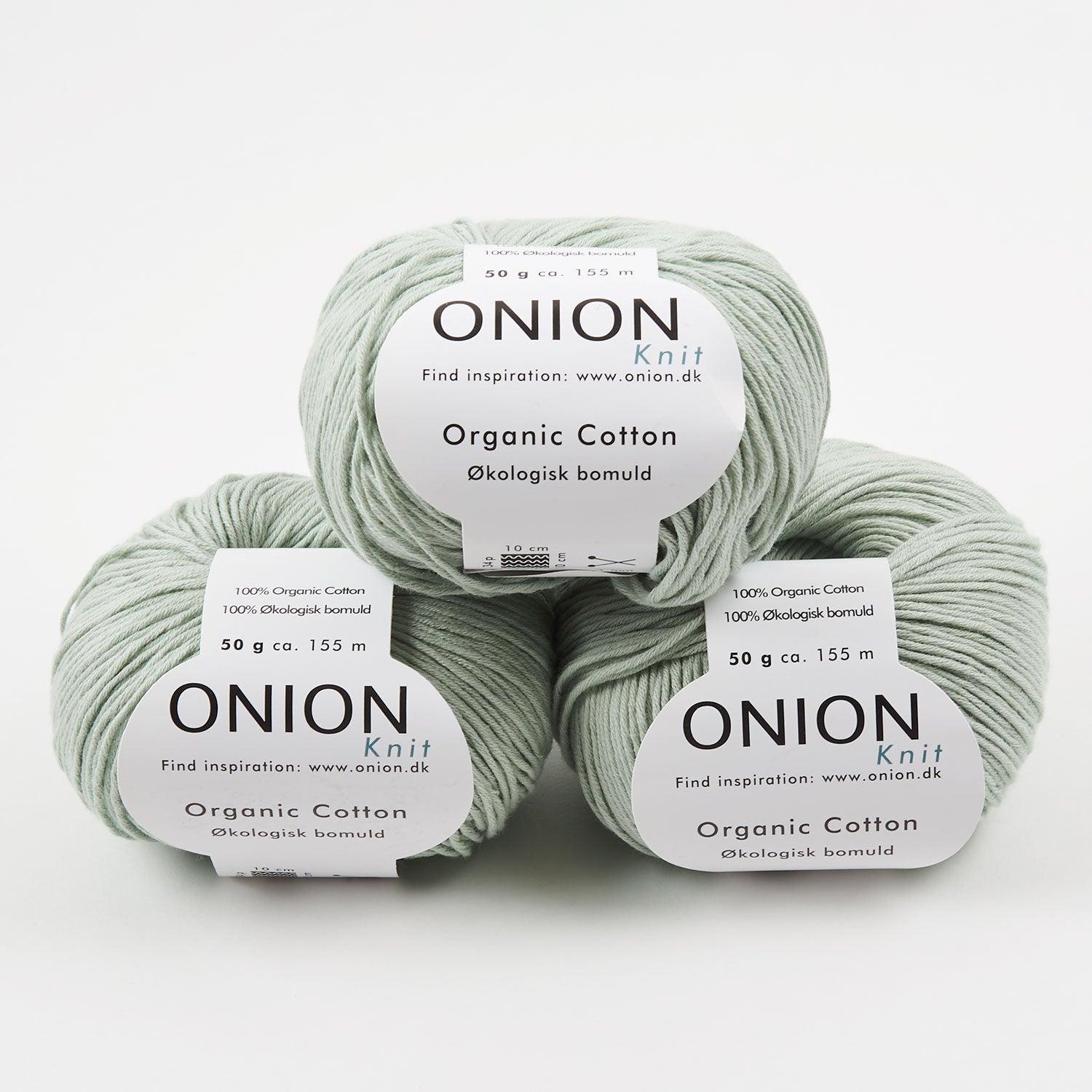 ONION ORGANIC COTTON - V116 LYS DOUCE GRØN Cotton Sport green Yarn