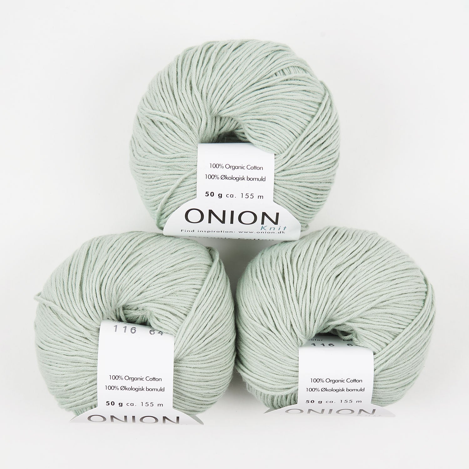 ORGANIC COTTON - V116 LYS DOUCE GRØN