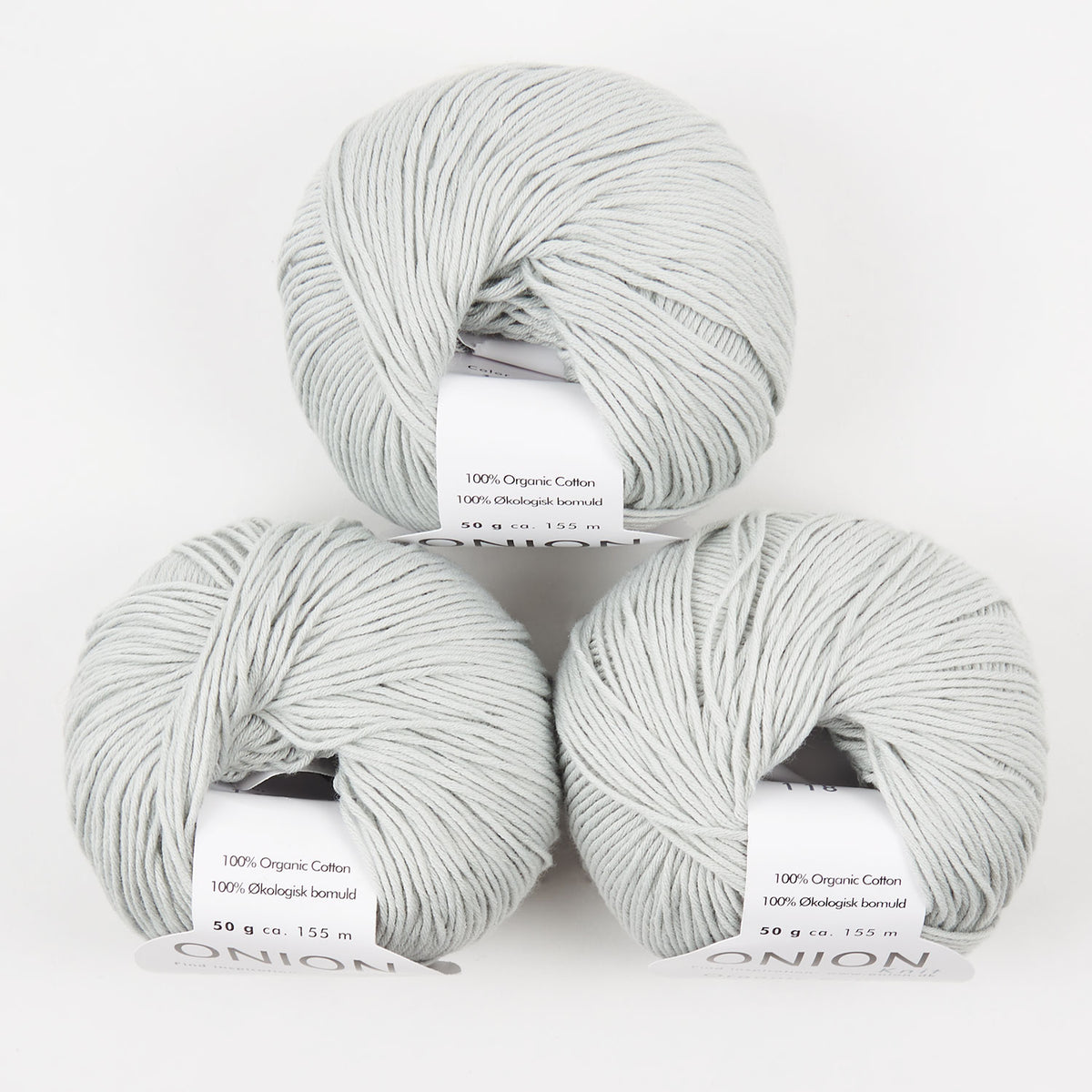 ORGANIC COTTON - V118 LYS GRÅ