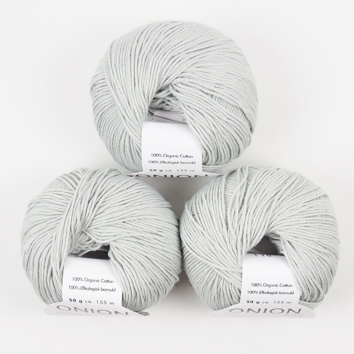 ORGANIC COTTON - V118 LYS GRÅ