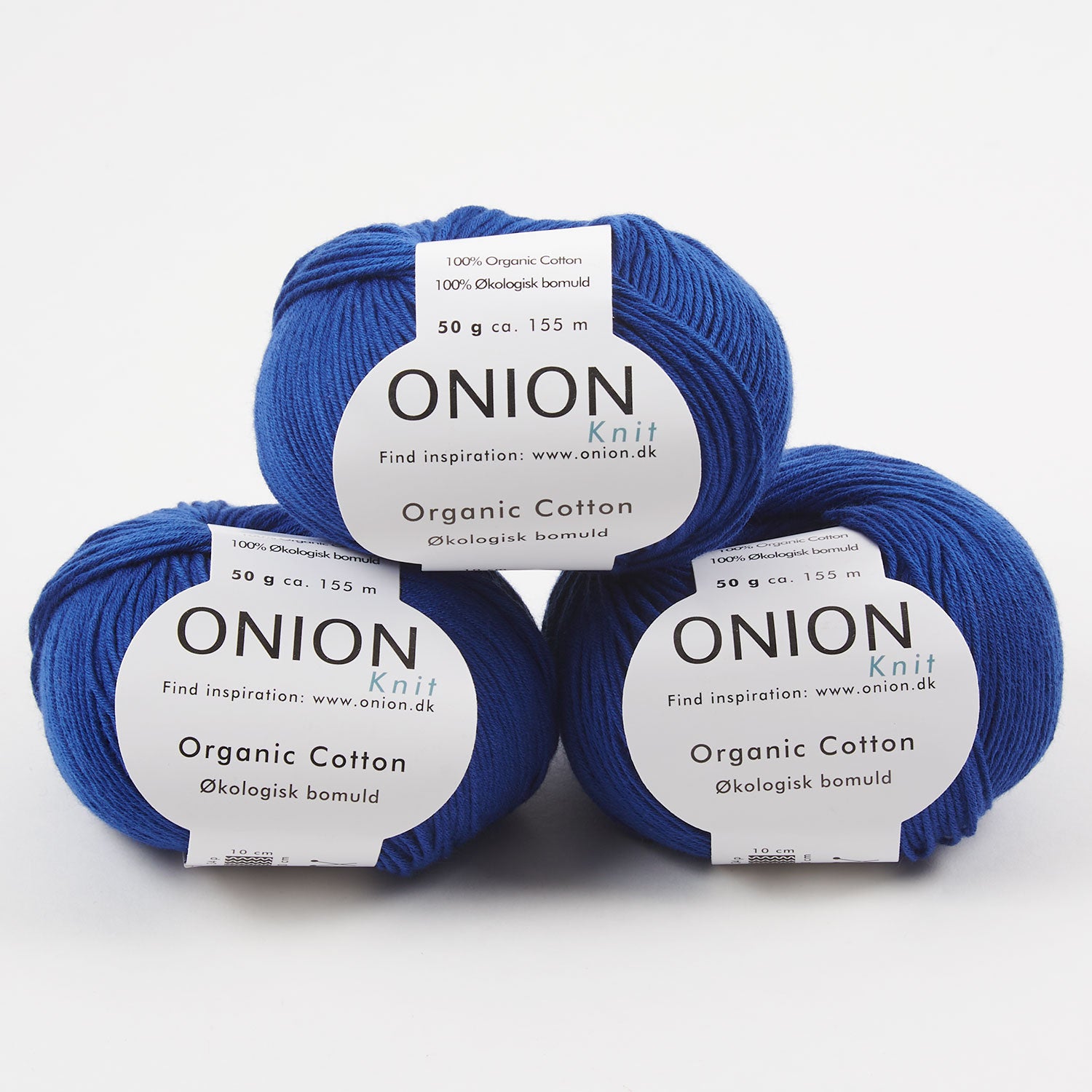 ONION ORGANIC COTTON - V119 BLÅ KOBOLT Cotton Sport blue Yarn