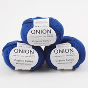 ONION ORGANIC COTTON - V119 BLÅ KOBOLT Cotton Sport blue Yarn